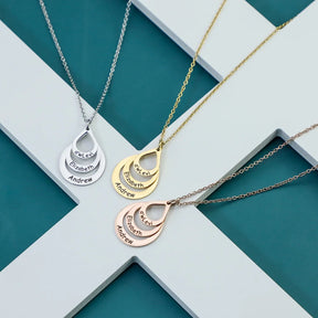 Colar Gota de Amor Personalizado Banhado