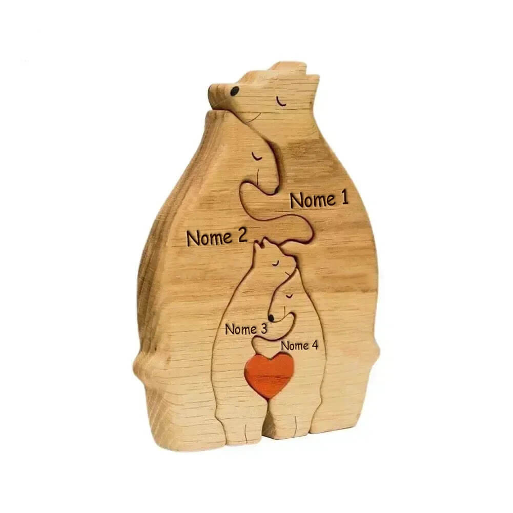 Família de Ursos Personalizáveis - Especial Dia das Mães