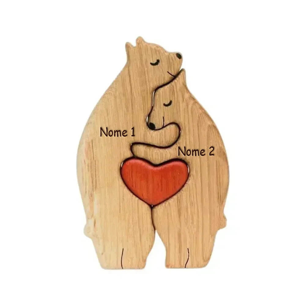 Família de Ursos Personalizáveis - Especial Dia das Mães