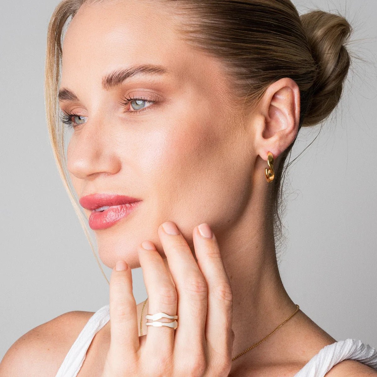 Anel Solaris Ajustável 18k