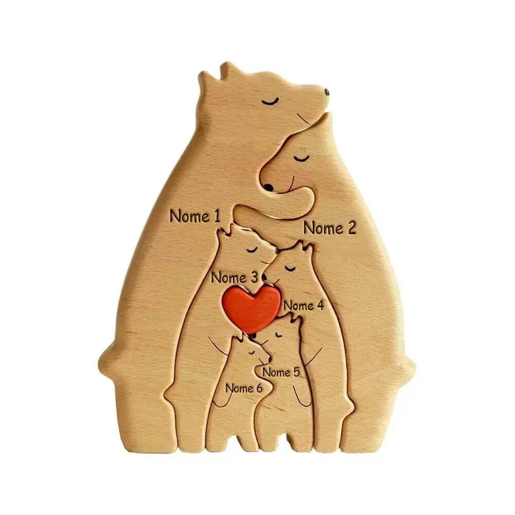 Família de Ursos Personalizáveis - Especial Dia das Mães