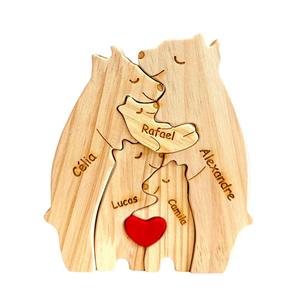 Família de Ursos Personalizáveis - Especial Dia das Mães