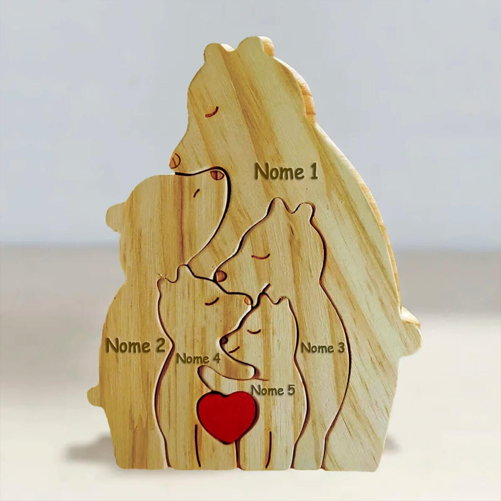 Família de Ursos Personalizáveis - Especial Dia das Mães