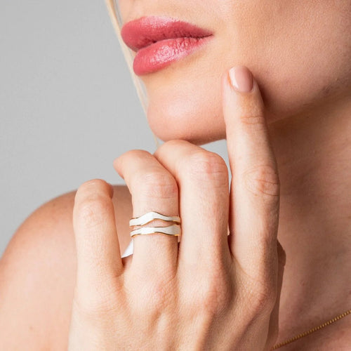 Anel Solaris Ajustável 18k