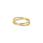 Anel Twin Gold 18K