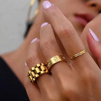 Anel Elos Dourados 18K