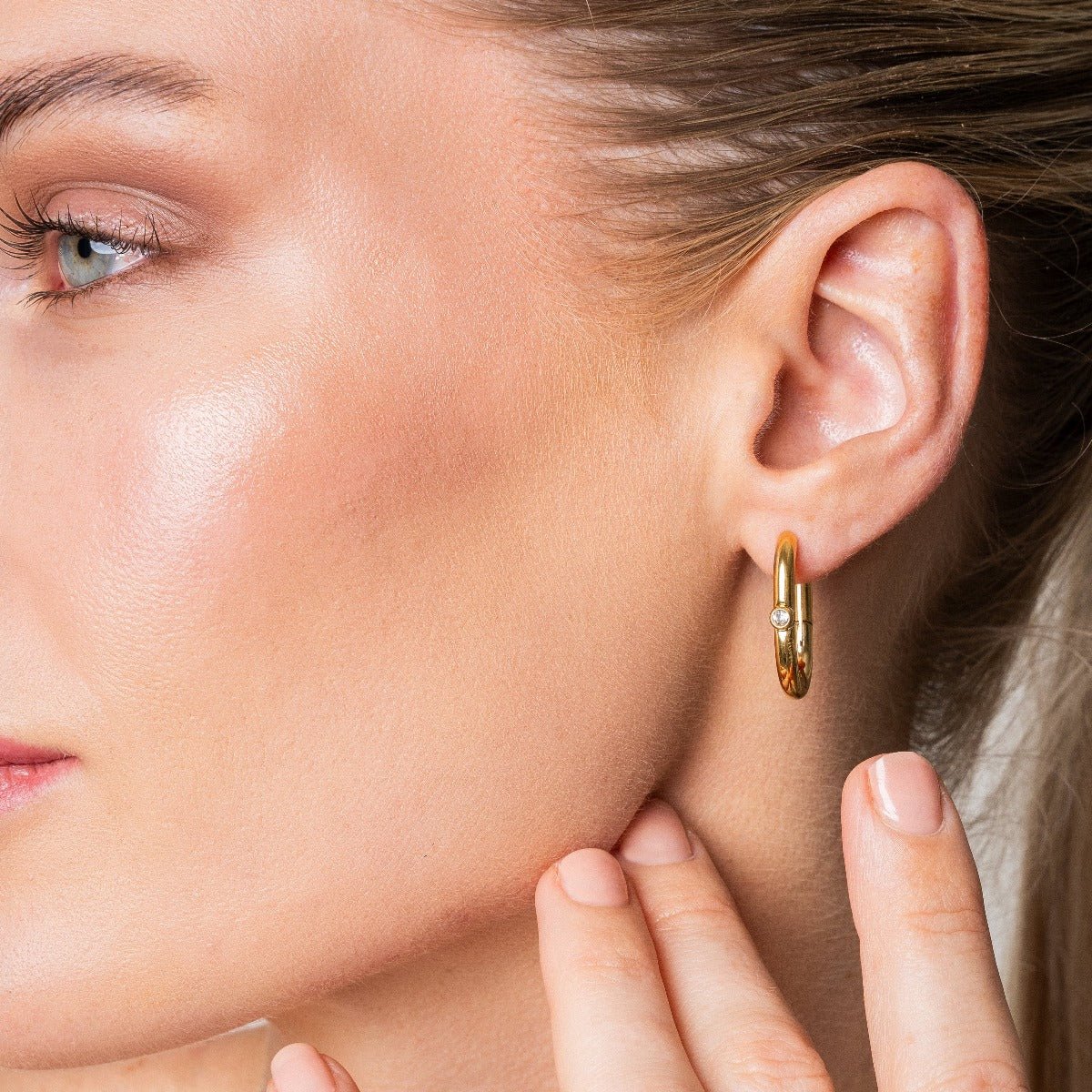 Brincos Sol de Ouro 18K