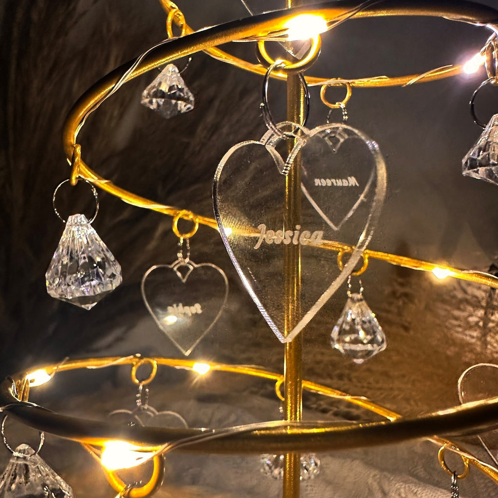 Árvore de Cristal LED - Personalizável | Minha Família - Promoção em até 50% Off + Frete Grátis!