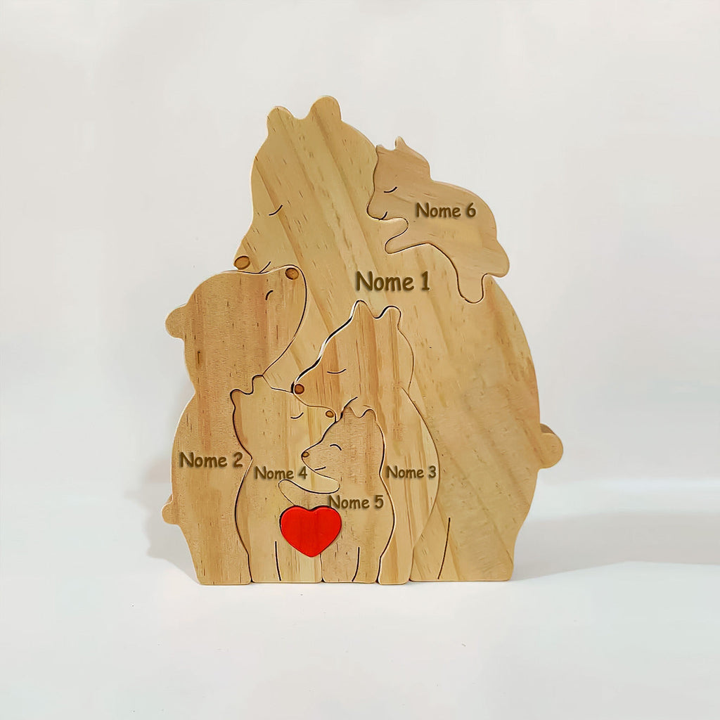 Família de Ursos Personalizáveis - Especial Dia das Mães